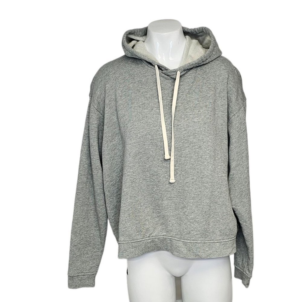 Everlane Women's Terry Cotton Oversized Hoodie Sweatshirt Gray Size Small
